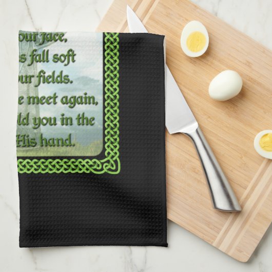 Irish Prayer Theedoek (Quarter Fold)