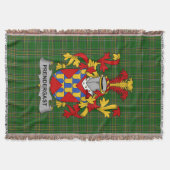 Irish Prendergast Wapen Familie Crest Irela Deken (Voorkant)