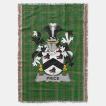 Irish Price Coat of Arms Family Crest Ireland