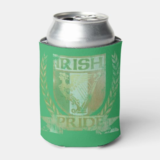 Irish Pride Crest Blikjeskoeler (Blikje Voorkant)