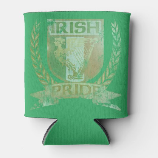  Irish Pride Crest Blikjeskoeler (Voorkant)