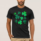 Irish Pride Green Clover Shamrock St Patrick's Day T-shirt (Voorkant)