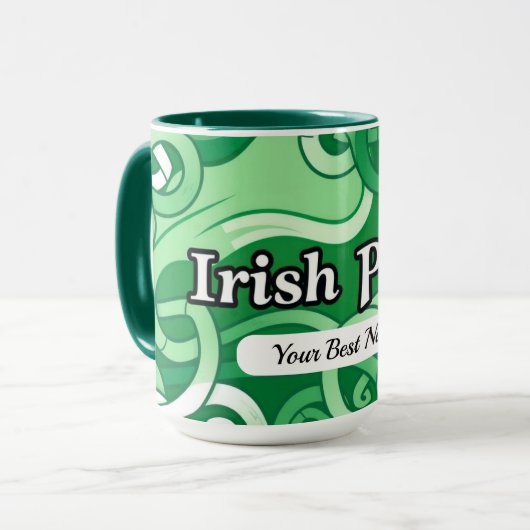 Irish Pride Knot Mug Custom Mok (Voorkant links)