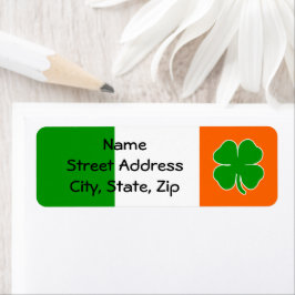 [Irish Pride] Shamrock Flag Etiket