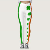 [Irish Pride] Shamrock Flag Leggings (Voorkant)