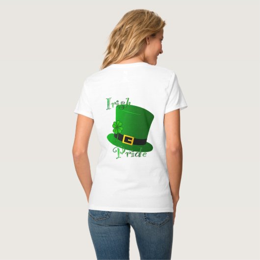 Irish Pride St Patrick's Day T-shirt (Achterkant volledig)