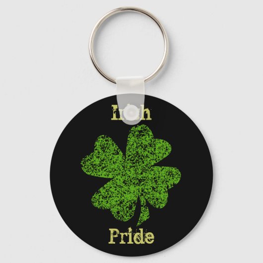 Irish Pride St. Pattys day Key chain Sleutelhanger (Voorkant)