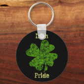 Irish Pride St. Pattys day Key chain Sleutelhanger (Voorkant)