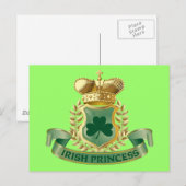 Irish Princess Briefkaart (Voorkant / Achterkant)