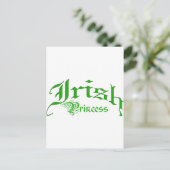 Irish Princess Briefkaart (Staand voorkant)