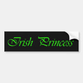 IRISH PRINCESS bumpersticker (Voorkant)