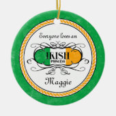 Irish Princess Personalized Ornament (Voorkant)