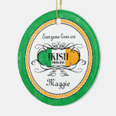 Irish Princess Personalized Ornament (Links)