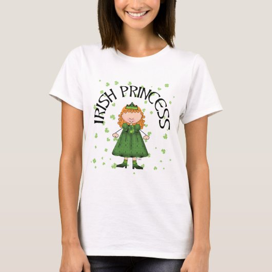Irish Princess Redhead T-shirt (Voorkant)