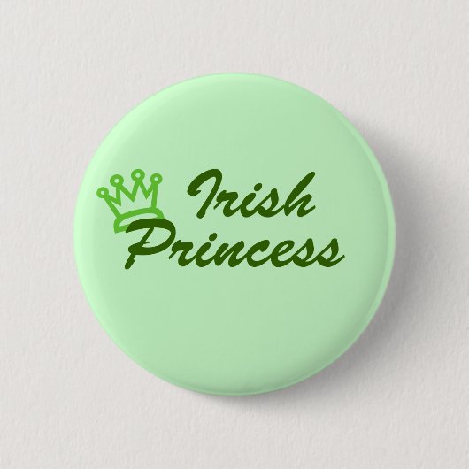 Irish Princess Ronde Button 5,7 Cm (Voorkant)