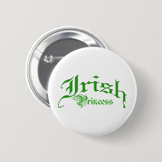 Irish Princess Ronde Button 5,7 Cm (Voorkant /achterkant)