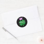 Irish Princess Ronde Sticker (Envelop)