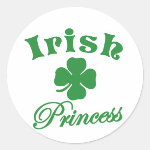 Irish Princess Ronde Sticker