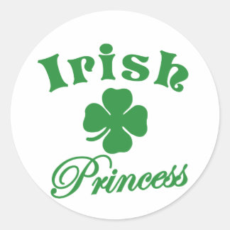 Irish Princess Ronde Sticker