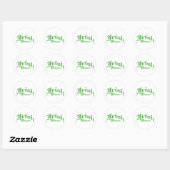 Irish Princess Ronde Sticker (Vel)