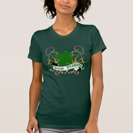 Irish Princess Shamrock T-shirt (Voorkant)