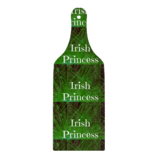 Irish Princess Sparkle Snijplank (Voorkant)