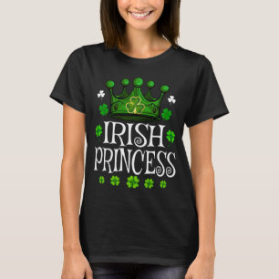 Irish Princess St Patrick's Day Shamrock Lucky T-shirt