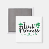 Irish Princess Women St Patrick's Day Script Magneet (Voorkant / Achterkant)