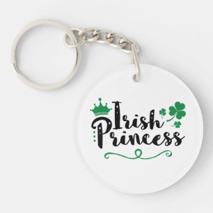 Irish Princess Women St Patrick's Day Script Sleutelhanger