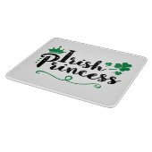 Irish Princess Women St Patrick's Day Script Snijplank (Hoek)