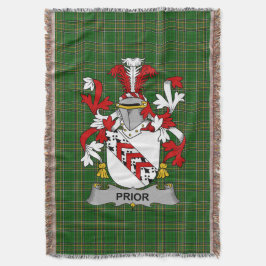 Irish Prior Coat of Arms Family Crest Ireland Deken