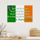 Irish Proverb 5 - Irish Flag Print (Keuken)