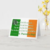 Irish Proverb 5 St. Patrick's Day Wenskaart Kaart (Gele Bloem)