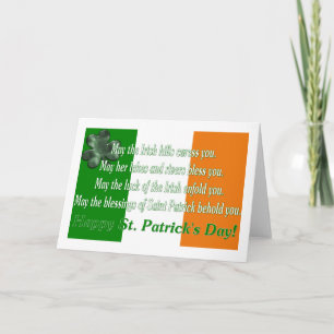 Irish Proverb 5 St. Patrick's Day Wenskaart Kaart
