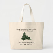 Irish Proverb Bag Grote Tote Bag (Voorkant)