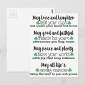 Irish Proverb Blessing Briefkaart (Voorkant / Achterkant)