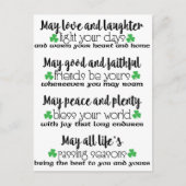 Irish Proverb Blessing Briefkaart (Voorkant)