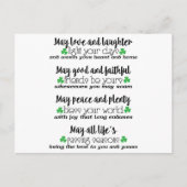 Irish Proverb Blessing Briefkaart (Voorkant)