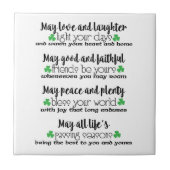 Irish Proverb Blessing Tegeltje (Voorkant)