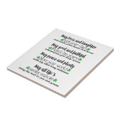 Irish Proverb Blessing Tegeltje (Zijkant)