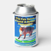 Irish Proverb - de Fox heeft nooit een betere bood Blikjeskoeler (Blikje Voorkant)