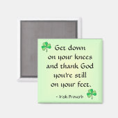 Irish Proverb Magnet (Voorkant / Achterkant)