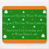 Irish Proverb Mousepad Muismat (Voorkant)