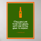 Irish Proverb Poster (Voorkant)