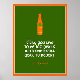 Irish Proverb Poster
