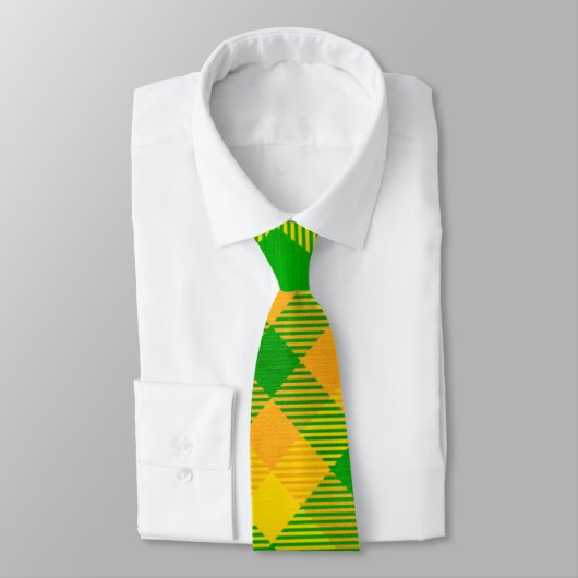 Irish Pset St Patrick's Day Pattern Stropdas (Gebonden)