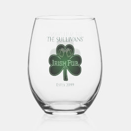 Irish Pub Bar Drinkware Cocktail Wijnglas Zonder Voet