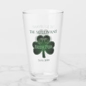 Irish Pub Bar Drinkware Pint Bierglazen Glas (Achterkant)