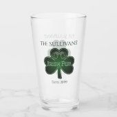 Irish Pub Bar Drinkware Pint Bierglazen Glas (Voorkant)