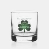 Irish Pub Bar Drinkware Rocks Whisky Glas (Achterkant)